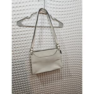 Patricia Nash Renata Leather Shoulder Bag-Lattem duster bag included